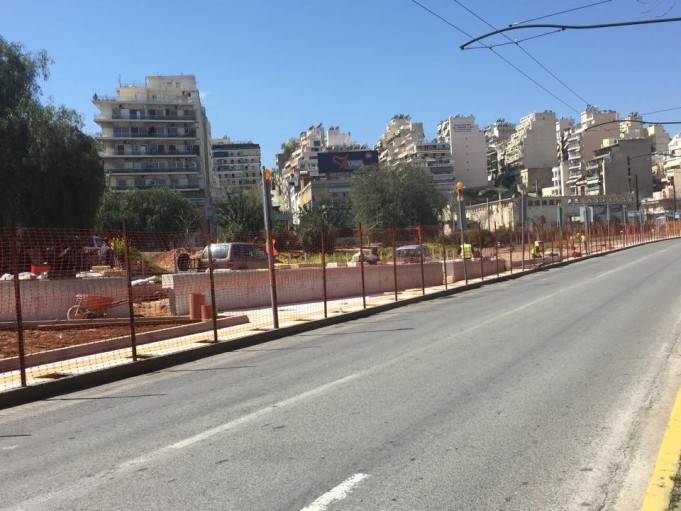 Προχωράνε τα έργα του τραμ στην Πειραιώς
