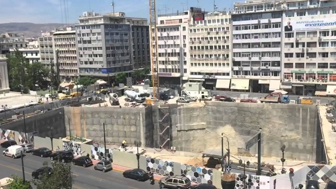 Εικόνες από την πορεία των έργων του Μετρό στον Πειραιά