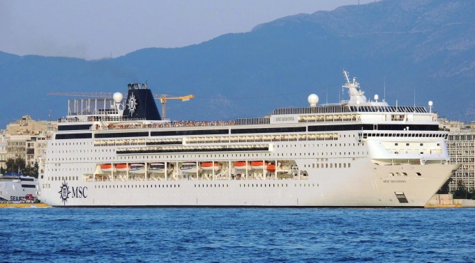 MSC Sinfonia : Aναχώρηση απο τον Πειραιά