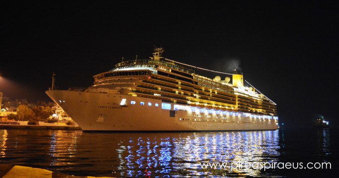 Costa Luminosa : Το τελευταίο αλλα εντυπωσιακό κρουαζιερόπλοιο στον Πειραιά για το 2015