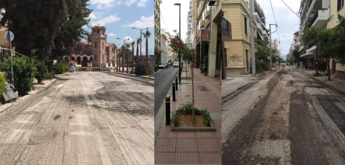 Ασφαλτοστρώσεις σε Μικρολίμανο και Τρούμπα