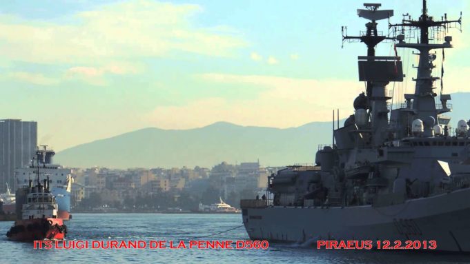Το ιταλικό αντιτορπιλικό “De La Penne” καταφθάνει στον Πειραιά – Επισκέψιμο μετα απο αίτηση