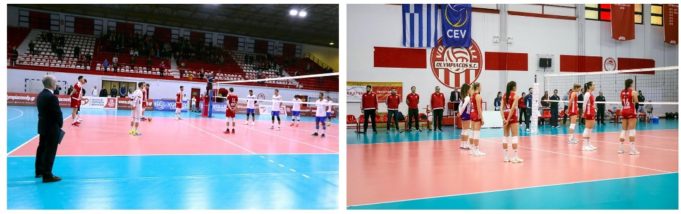 Ολυμπιακός : Εύκολο απόγευμα και 3-0 για άνδρες και γυναίκες στο Ρέντη