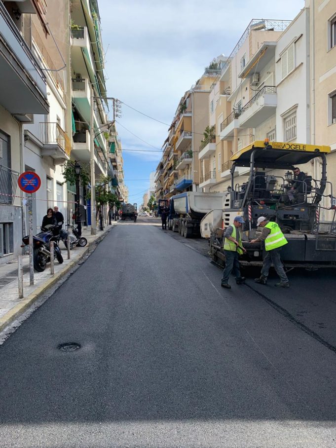 Ασφαλτοστρώσεις στη Γούβα του Βάβουλα