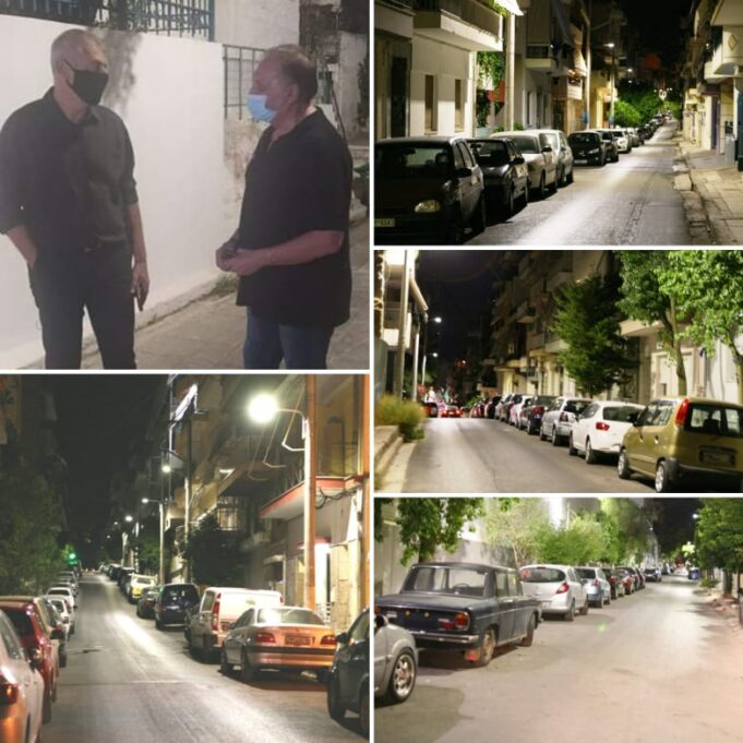 Δήμαρχος Πειραιά : Αυτοψία στο νέο δημοτικό φωτισμό LED στην Ε’Δημοτική Κοινότητα