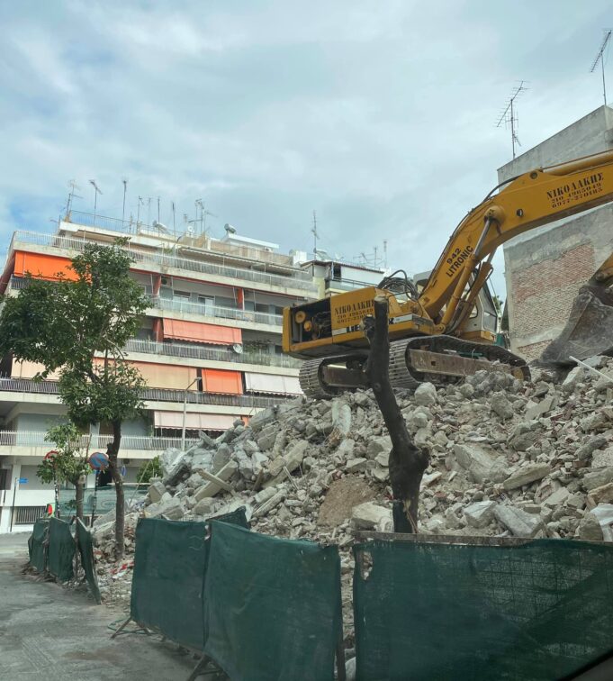Κατεδαφίστηκε το παλιό αστυνομικό τμήμα της Αφεντούλη