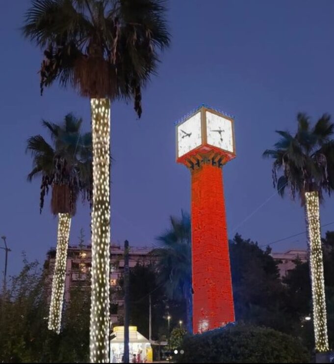 Διεθνής Ημέρα για την Εξάλειψη της Βίας κατά των Γυναικών: Πορτοκαλί το Πέτρινο Ρολόι στο Πασαλιμάνι