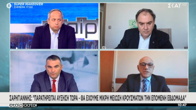 Πλατανησιώτης στον ΣΚΑΪ: Μονόδρομος το σκληρό λοκντάουν τριών εβδομάδων