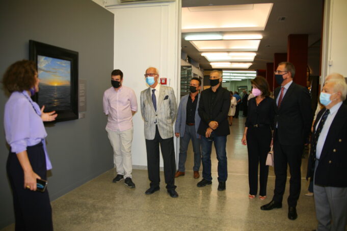 Ο Δήμαρχος Πειραιά Γιάννης Μώραλης στην έκθεση: «Σαλαμίς 480 π. Χ. – εικαστική απήχηση» στο Ναυτικό Μουσείο Ελλάδος