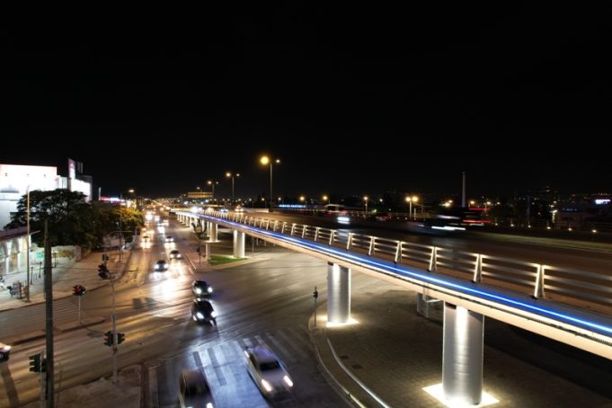 Ολοκληρώθηκε η αναβάθμιση του φωτισμού στην Γέφυρα της Πέτρου Ράλλη