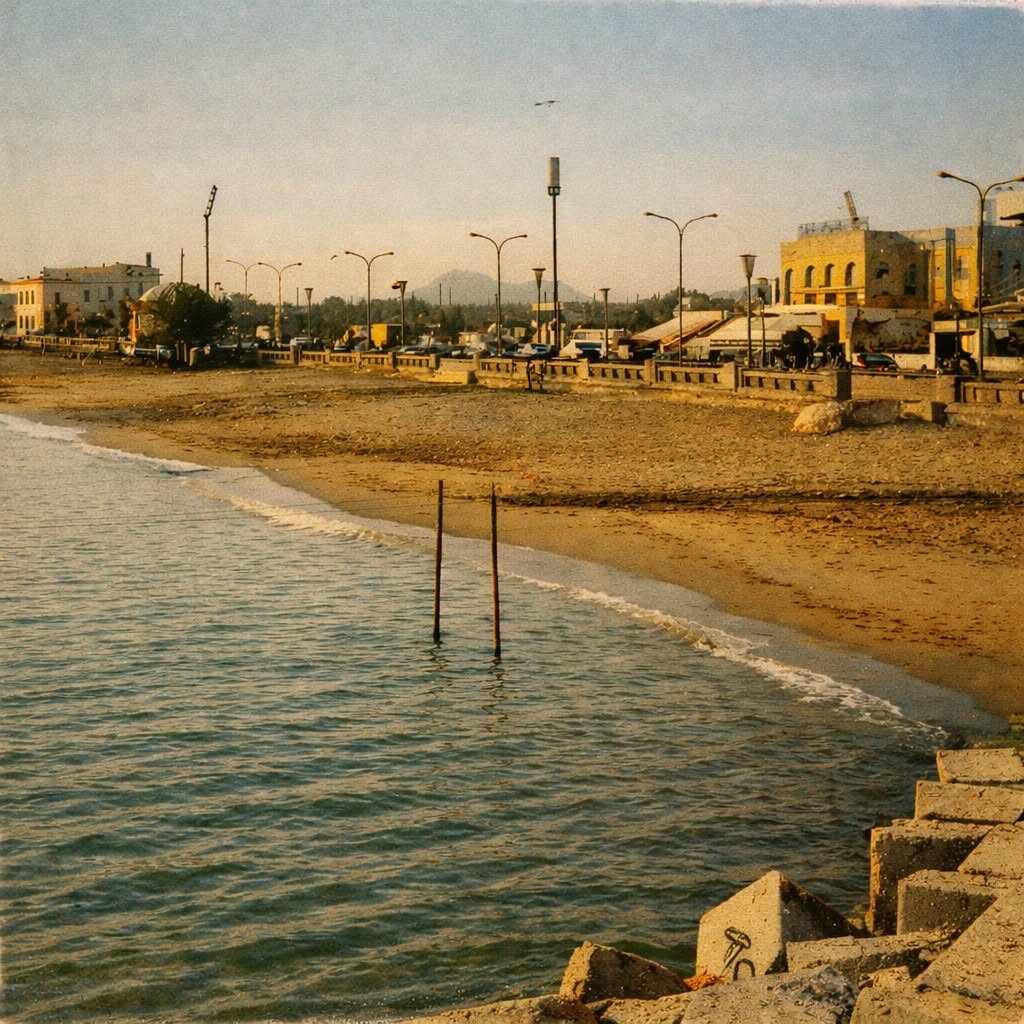 Στην παραλία του Φαλήρου , τη δεκαετία του 1960
