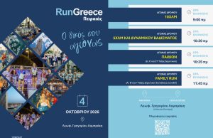 Το Run Greece Πειραιάς επιστρέφει δυναμικά για τρίτη χρονιά στον Πειραιά την Κυριακή 4 Οκτωβρίου