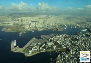 PIRAEUS FROM HIGH ABOVE
